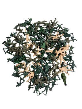 Vintage 1960s -80s  54mm WWII Battleground US Army Soldiers Lot